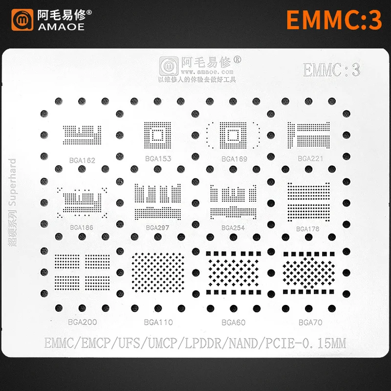 Tasmota Flash Tool - استنسل Amaoe-Reballing ، و mNA Flash