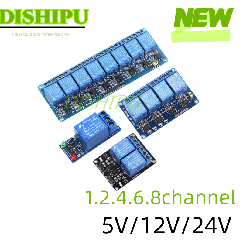 Relay 8 Channel Board - تيار مستمر 5 فولت 12 فولت