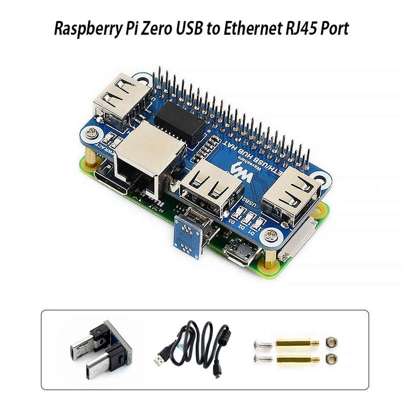 Pi Zero W Board - Raspberry Pi USB إلى Ethernet RJ45