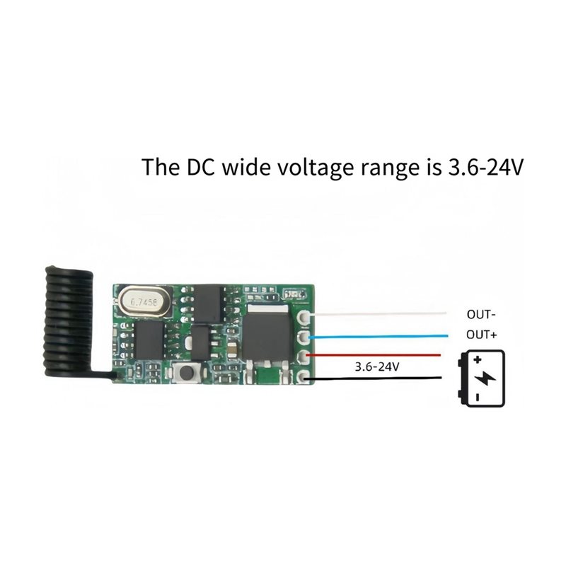 B04B-وحدة تحكم في التبديل اللا - مراجعة 433Mhz Receiver Module وسعره