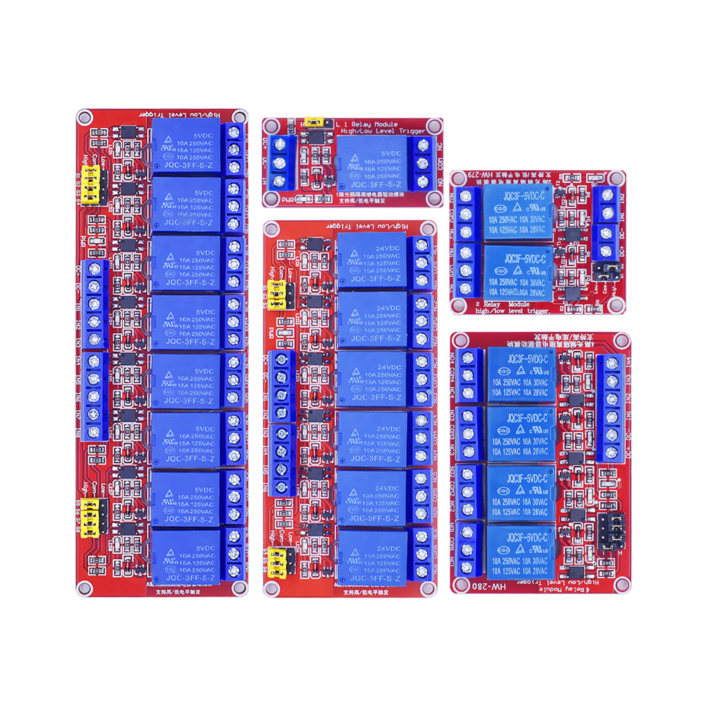 1 2 6 4 8 قناة 5 فولت 12 فولت  - مراجعة Relay 8 Channel Board وسعره