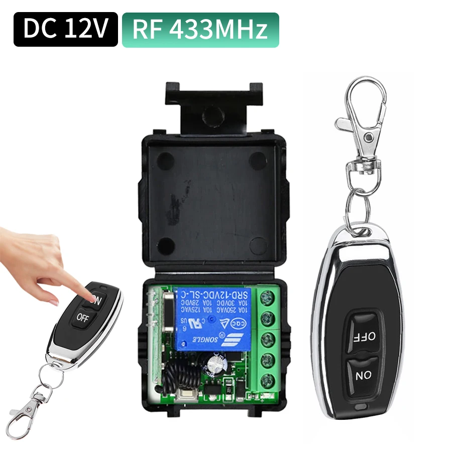 RF433MHz اللاسلكية التبديل بنا - مراجعة 433Mhz Receiver Module وسعره