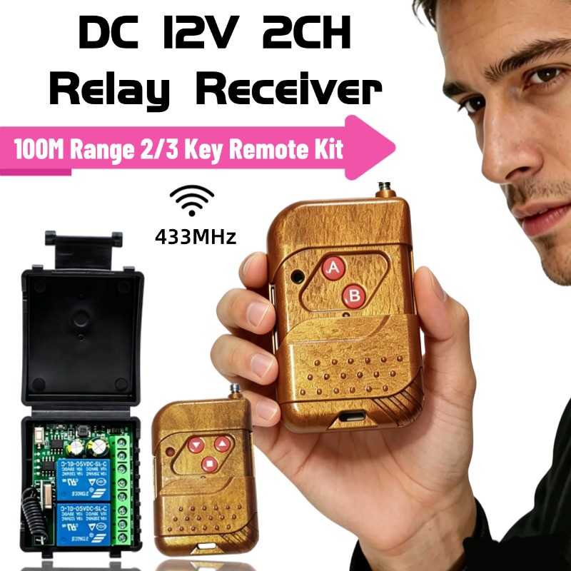 وحدة ريلاي لاسلكية بتردد 433.9 - مراجعة 433Mhz Receiver Module وسعره