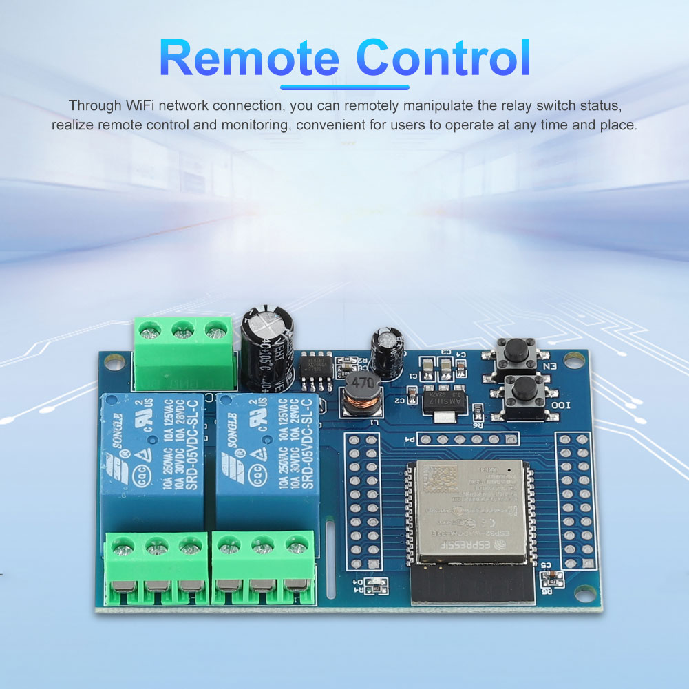 ESP32 WIFI بلوتوث متوافق BLE و - مراجعة Relay 8 Channel Board وسعره