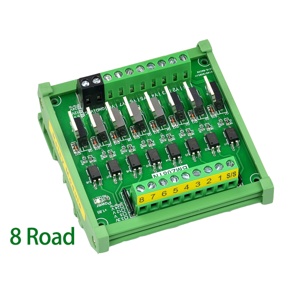 لوحة دوائر تحكم مصغرة DC12/24  - مراجعة Relay 8 Channel Board وسعره
